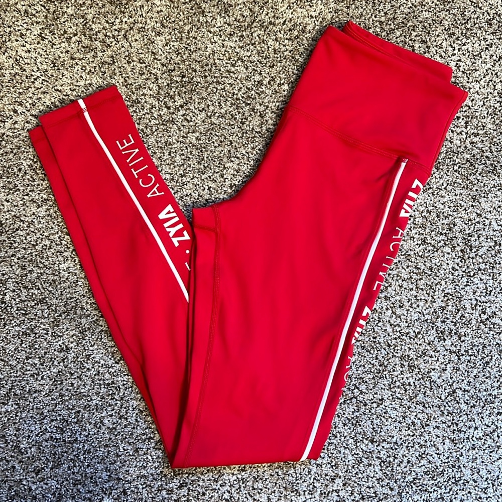 Zyia 🌙 Red Logo 28” Light n Tight Hi-Rise Legging Size 4